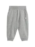 Brunello Cucinelli Kids teddy bear-motif cashmere track pants - Grey