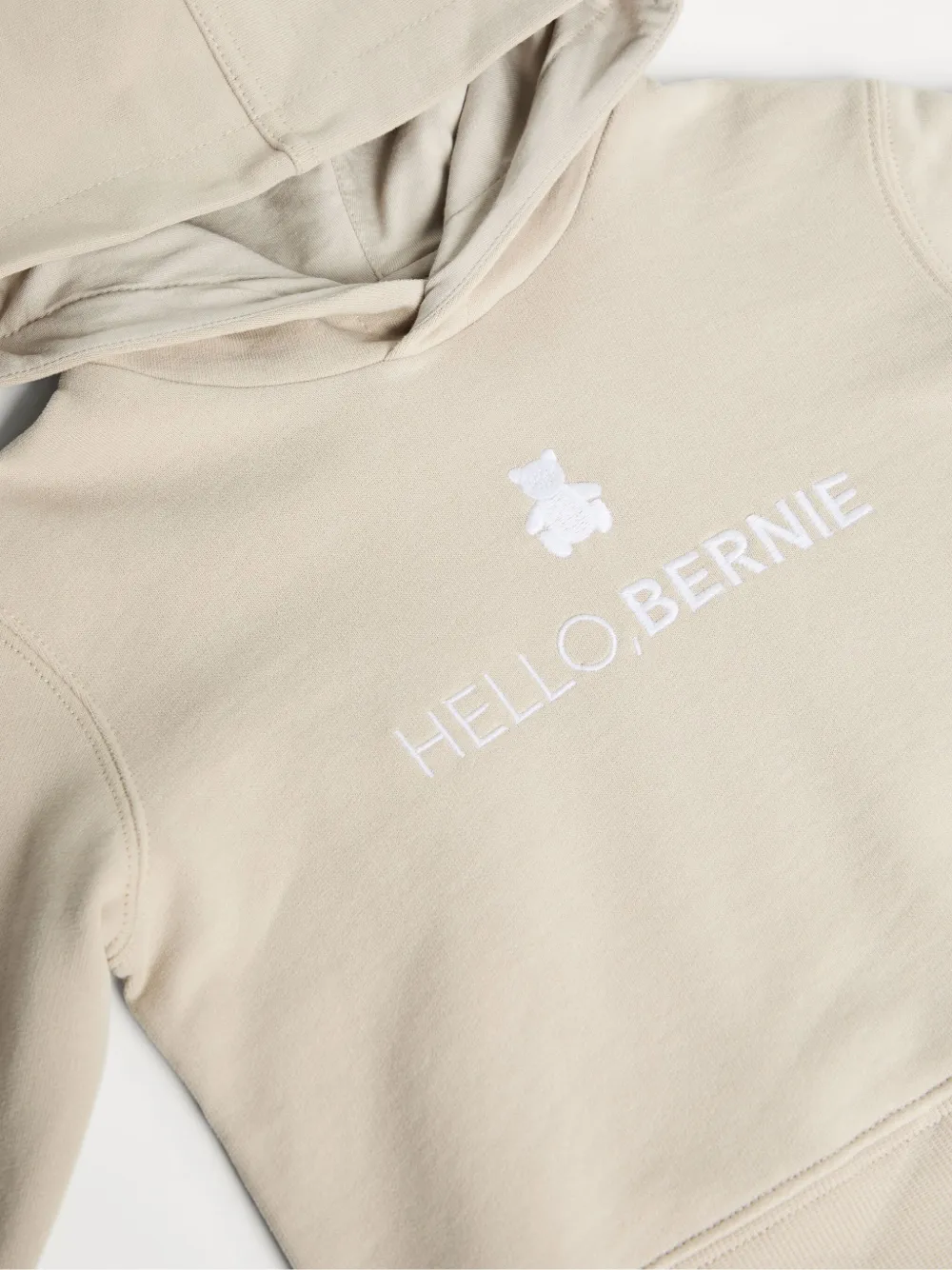 Brunello Cucinelli Teddy Bear-motif Hooded Sweatshirt In Neutrals