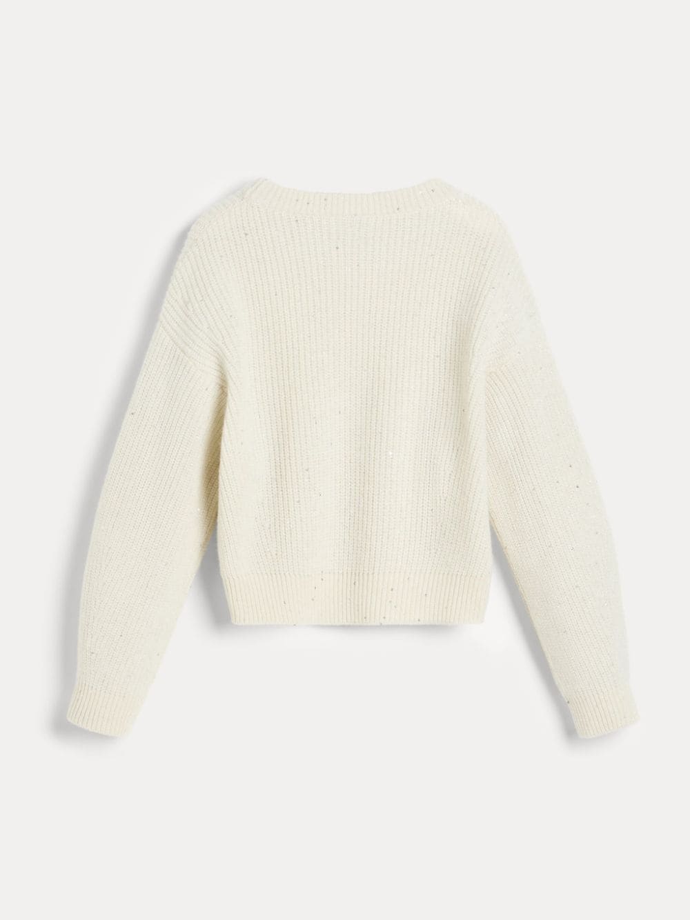 Shop Brunello Cucinelli Dazzling Sweater In White