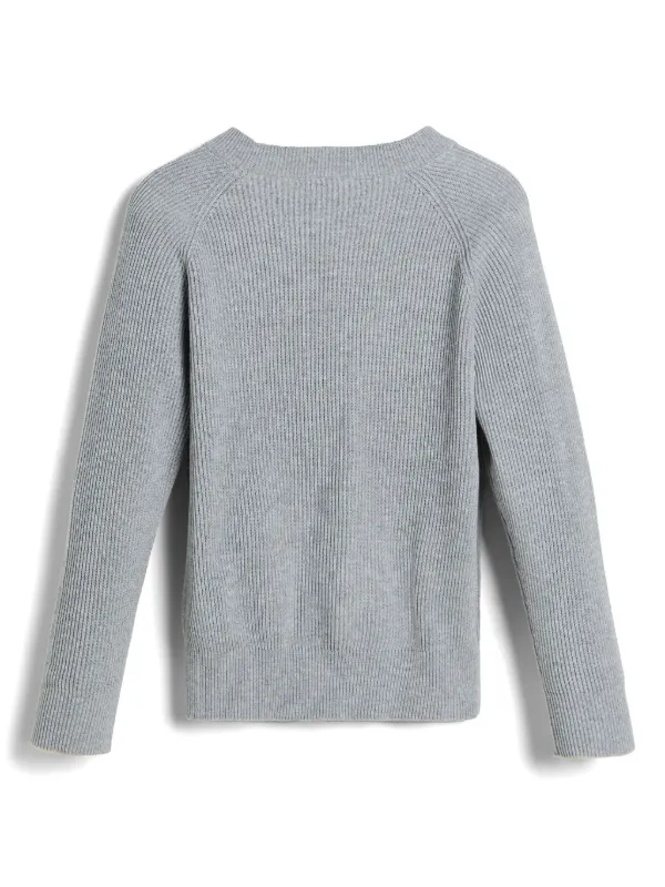Brunello Cucinelli Kids Cotton ribbed-knit Jumper | Grey | FARFETCH CA