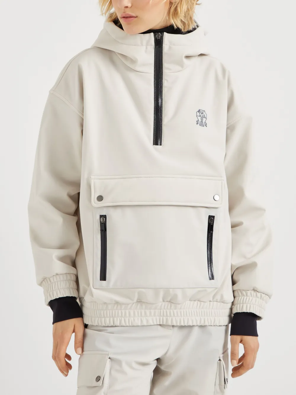 Brunello Cucinelli Mountain Outerwear Jacket In White