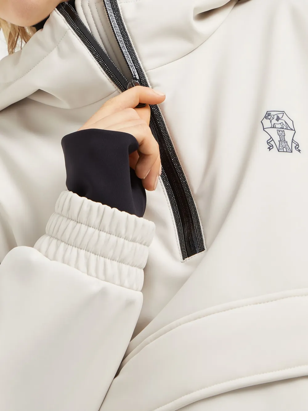 Brunello Cucinelli Mountain Outerwear Jacket In White