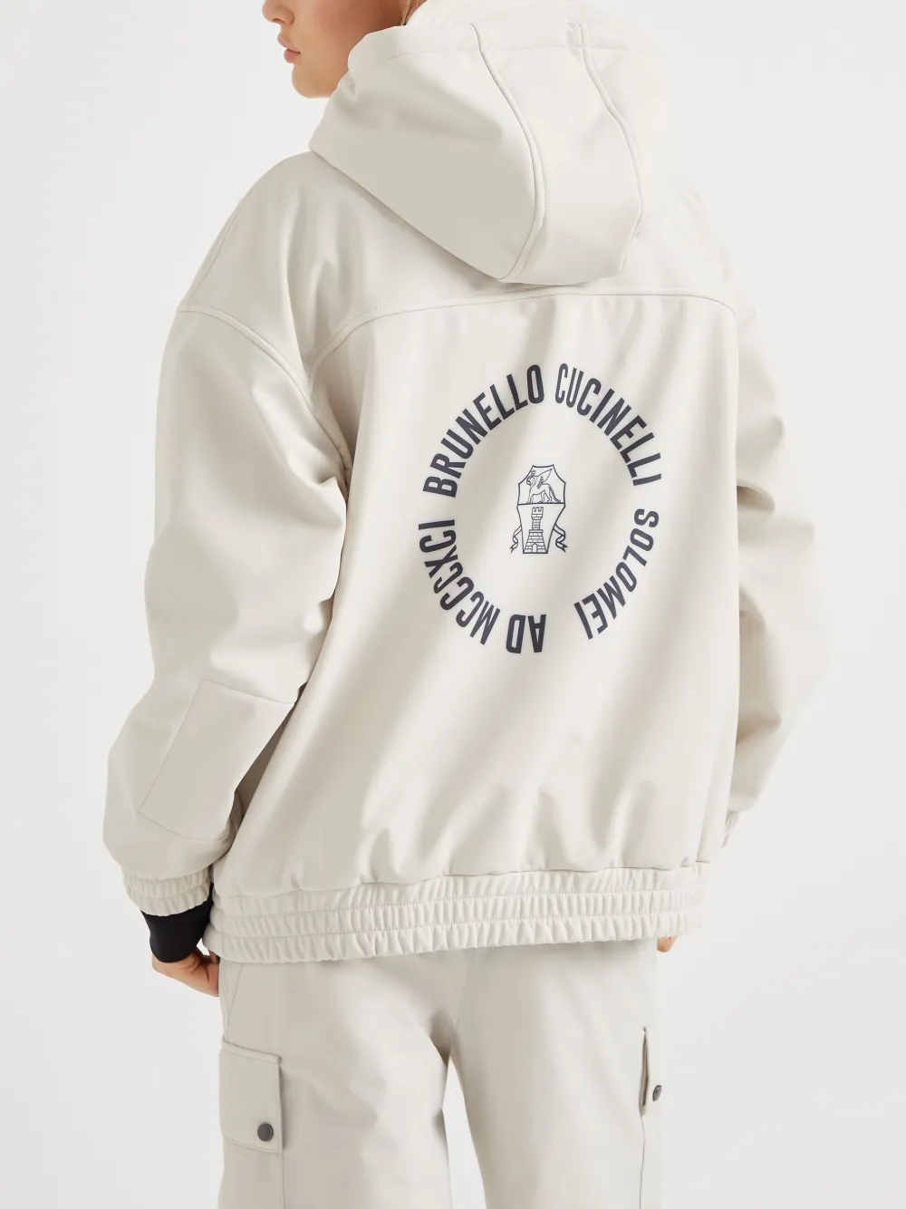 Brunello Cucinelli Mountain Outerwear Jacket In White