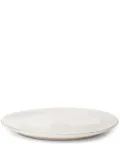 Brunello Cucinelli logo-engraved ceramic plate - White