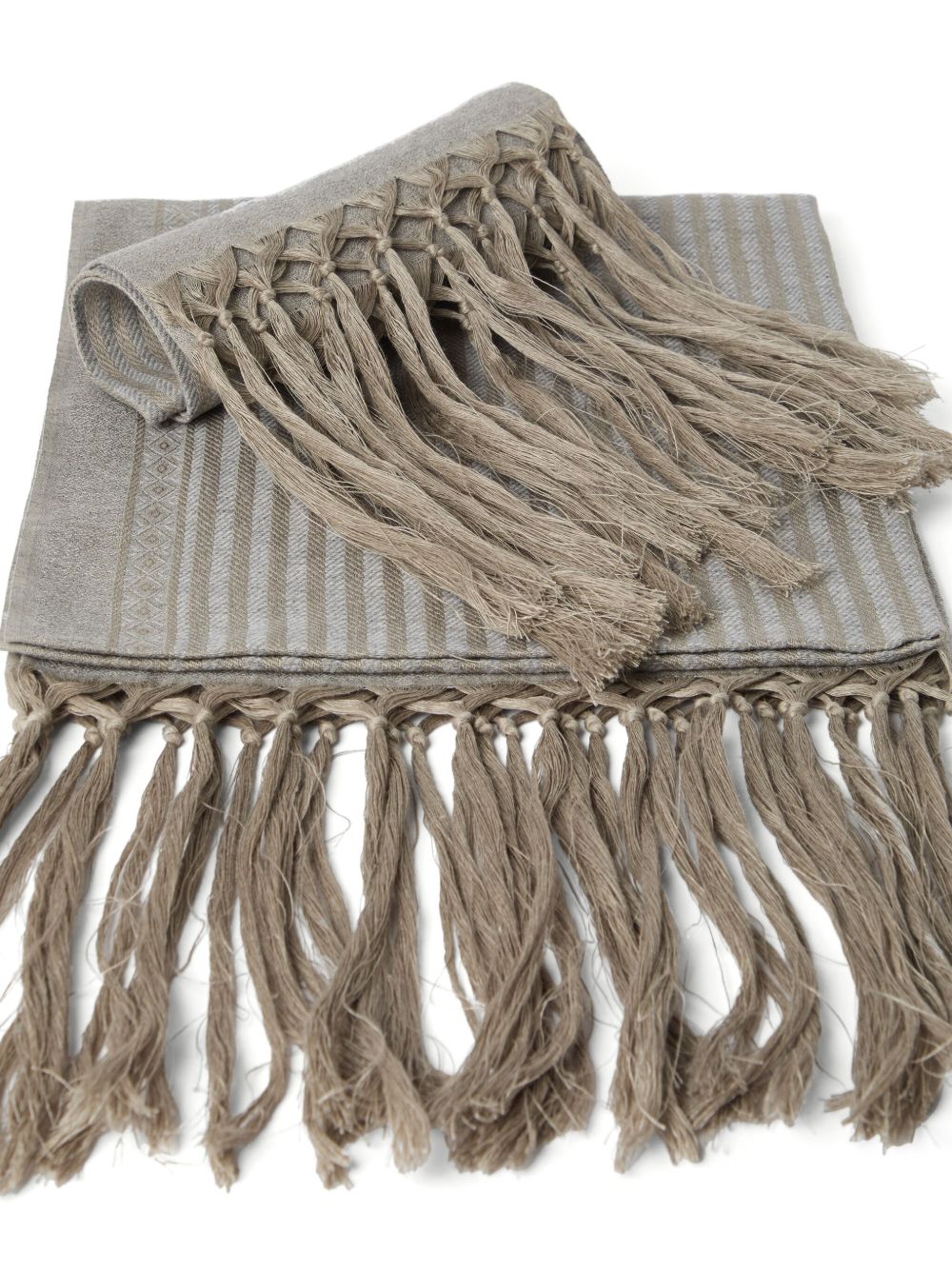 How to find best prices Brunello Cucinelli fringe-detail tablecloth (set of two) Men