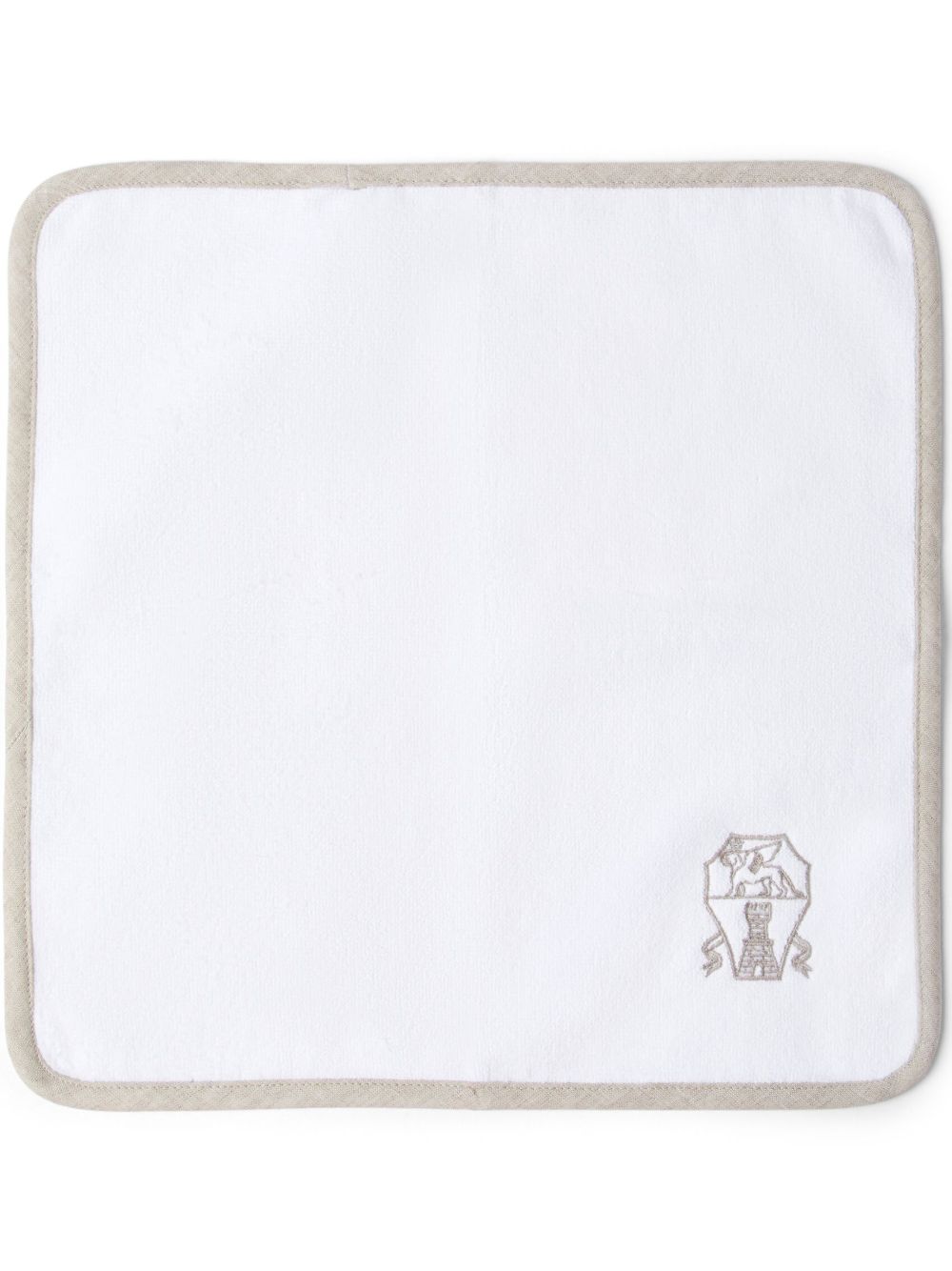 Brunello Cucinelli logo-embroidered towel Men