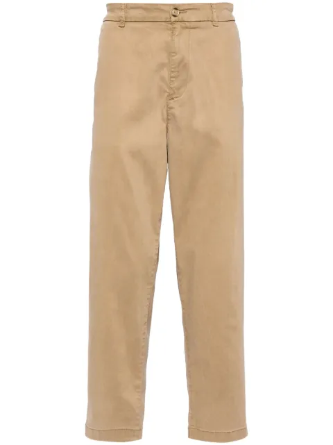 BOSS pantalones chinos con diseño recto