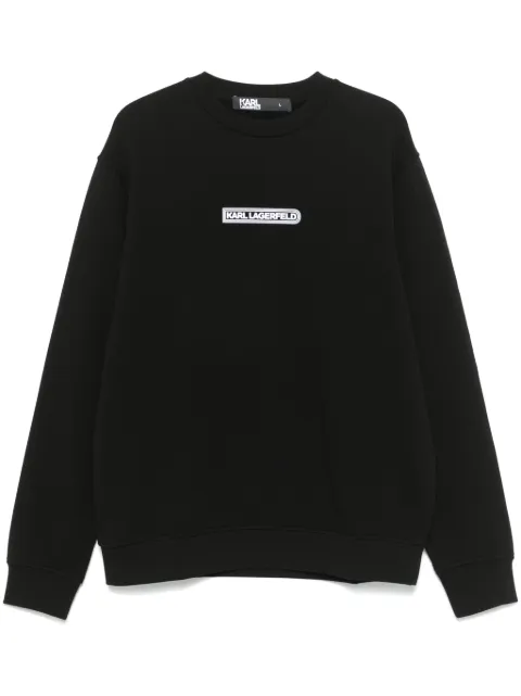 Karl Lagerfeld sudadera con logo engomado
