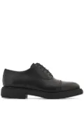 Ferragamo toe-capped leather oxford shoes - Black