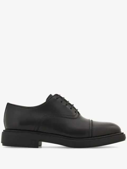 Ferragamo cap-toe leather Derby shoes