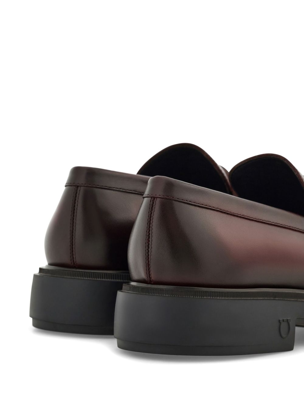 Ferragamo Leren loafers Rood