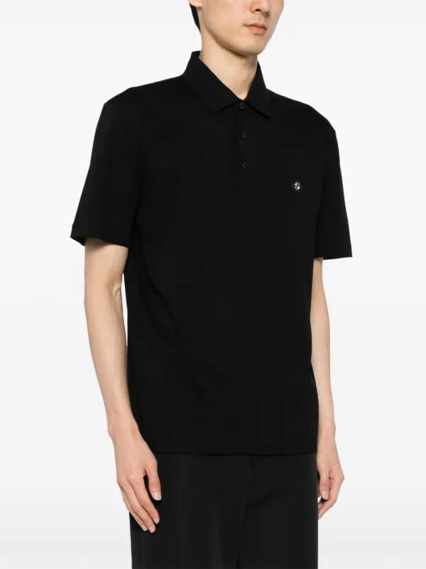 BOSS BLACK ダブルB モノグラム ロゴ 半袖 ポロシャツ BOSS ポロシャツ | ブラック | FARFETCH JP