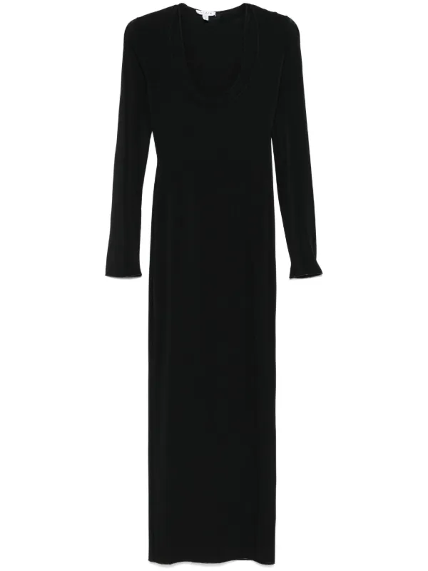 alaia midi dress Alaia Midi Wrap Dress