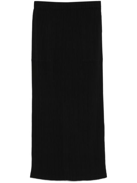 Issey Miyake Hatching Bottoms midi skirt