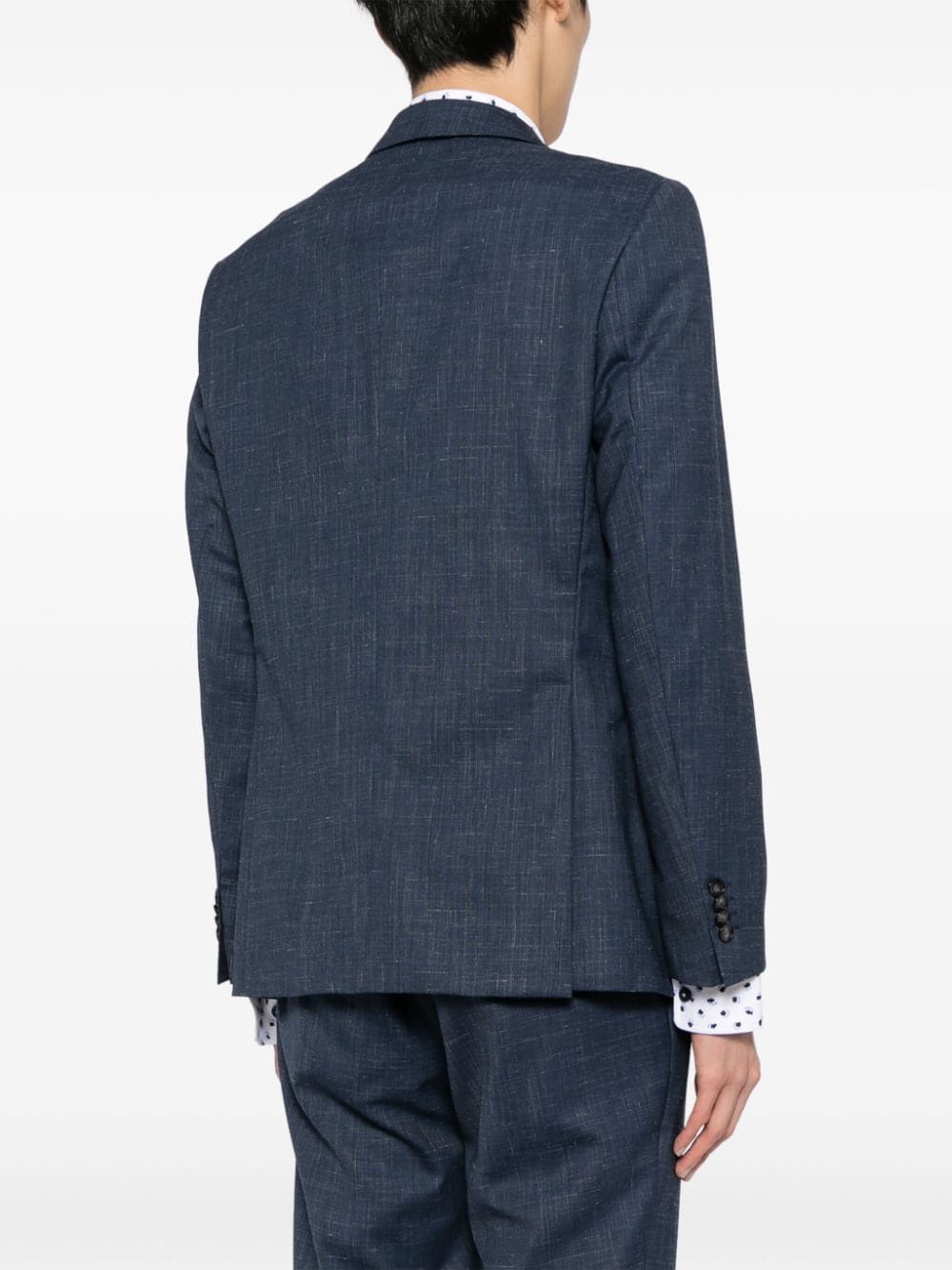 Shop Hugo Boss Single-breasted Blazer In Blue