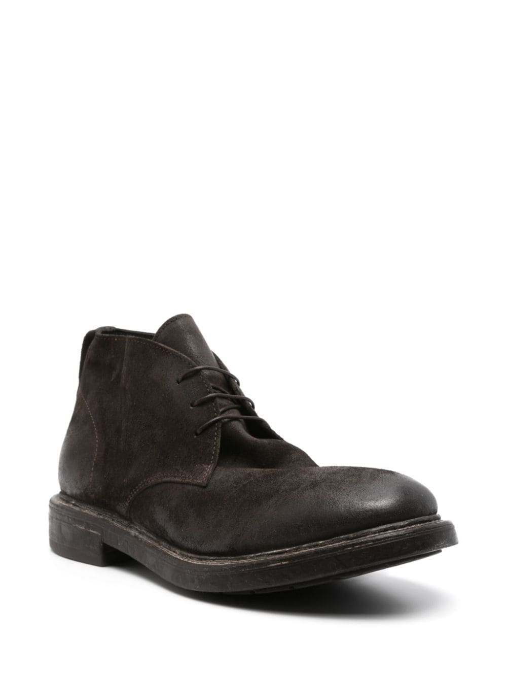 Shop Moma Tuscany Derby Shoes In Brown