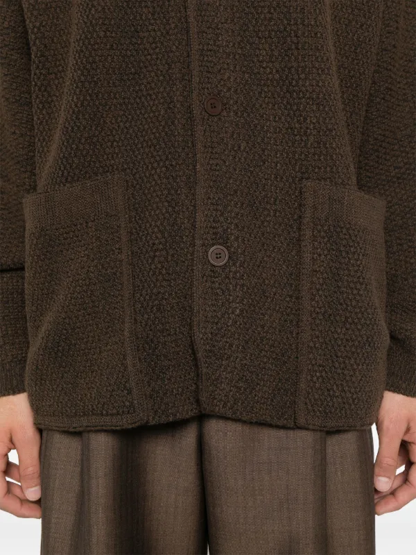 Homme Plissé Issey Miyake Rustic カーディガン | ブラウン | FARFETCH JP