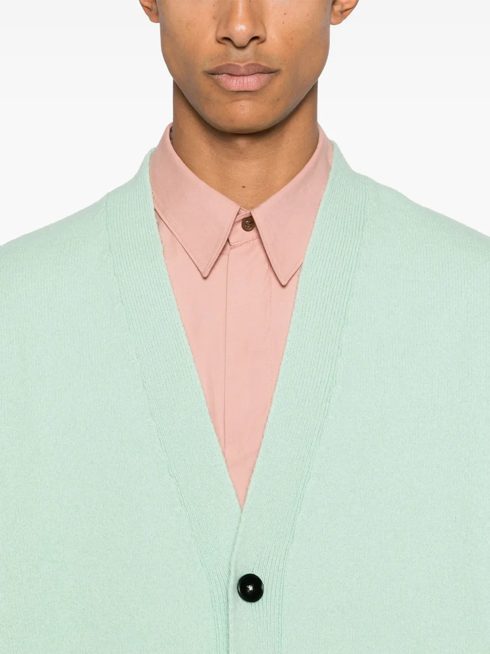Jil Sander Wollen vest Groen