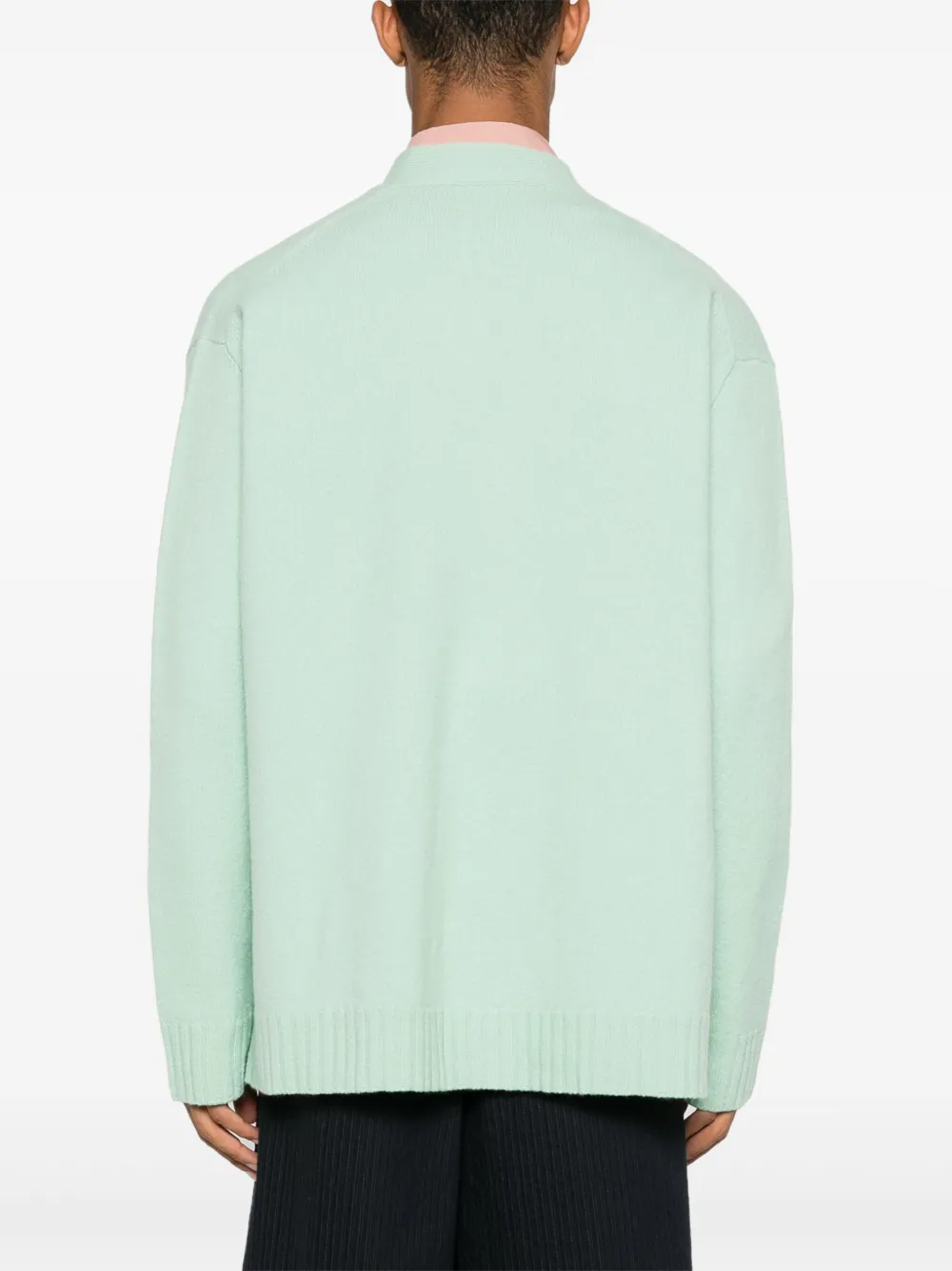 Jil Sander Wollen vest Groen