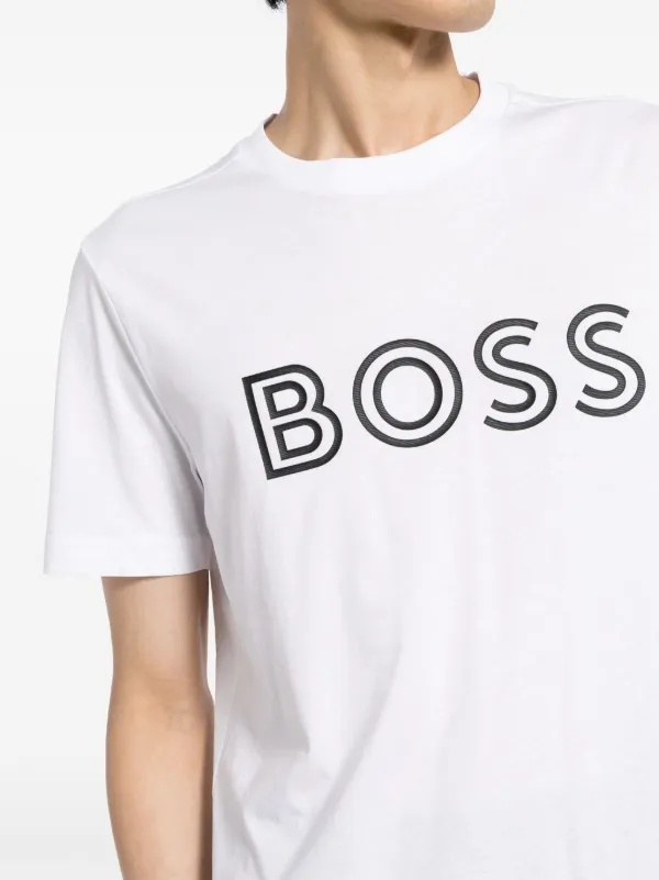 BOSS ロゴ Tシャツ | ホワイト | FARFETCH JP