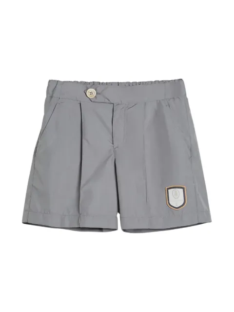 Brunello Cucinelli Kids logo-patch shorts 
