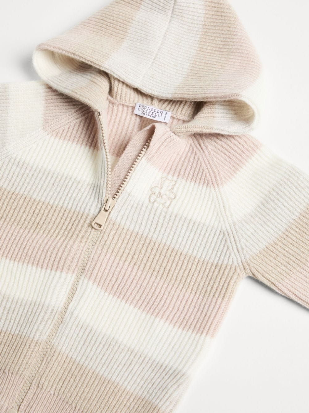 Shop Brunello Cucinelli Cashmere Cardigan In Nude