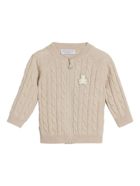 Brunello Cucinelli Kids cable-knit cardigan