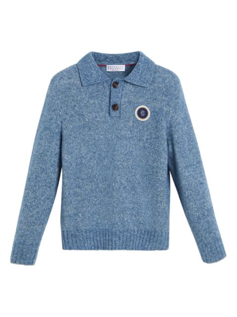 Brunello Cucinelli Kids logo sweater