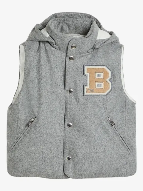Brunello Cucinelli Kids detachable-hood down gilet