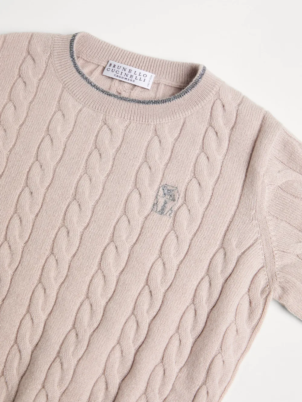 Brunello Cucinelli Kids Kasjmier trui Roze