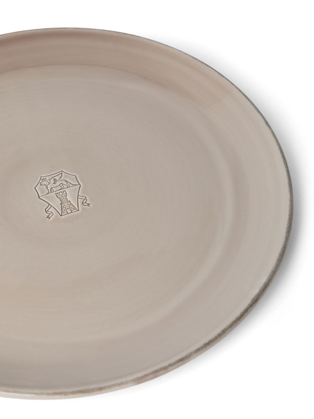 Where to shop for best deals Brunello Cucinelli logo-engraved ceramic plate Men