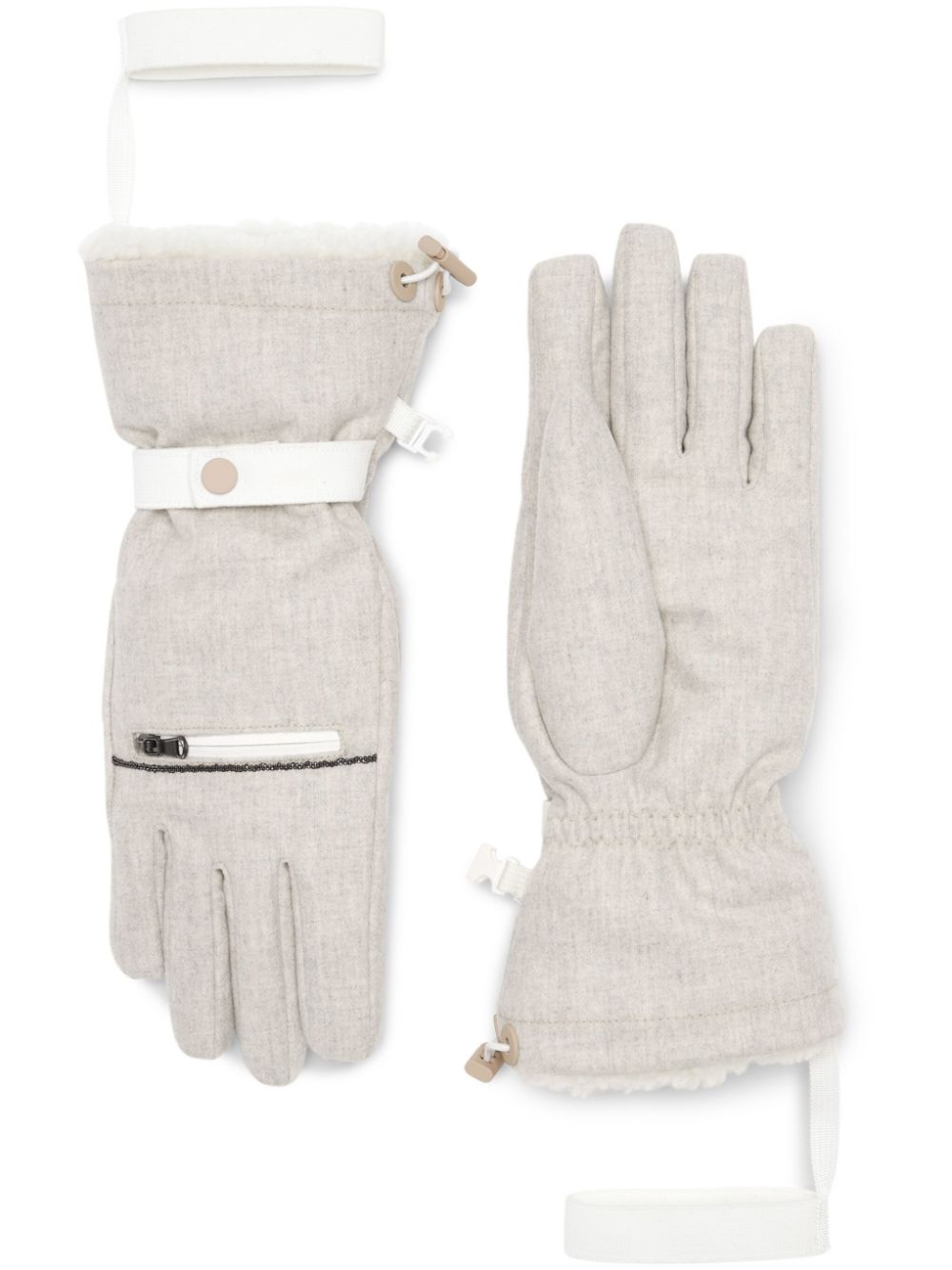 Brunello Cucinelli Mountain gloves - Neutrals