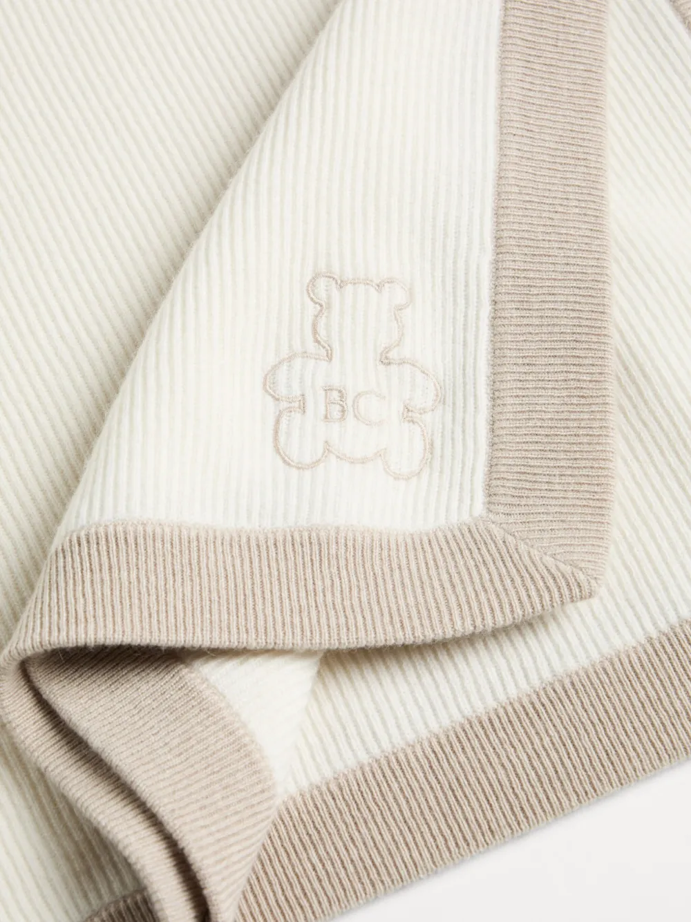 Brunello Cucinelli Kids Deken van kasjmier Wit