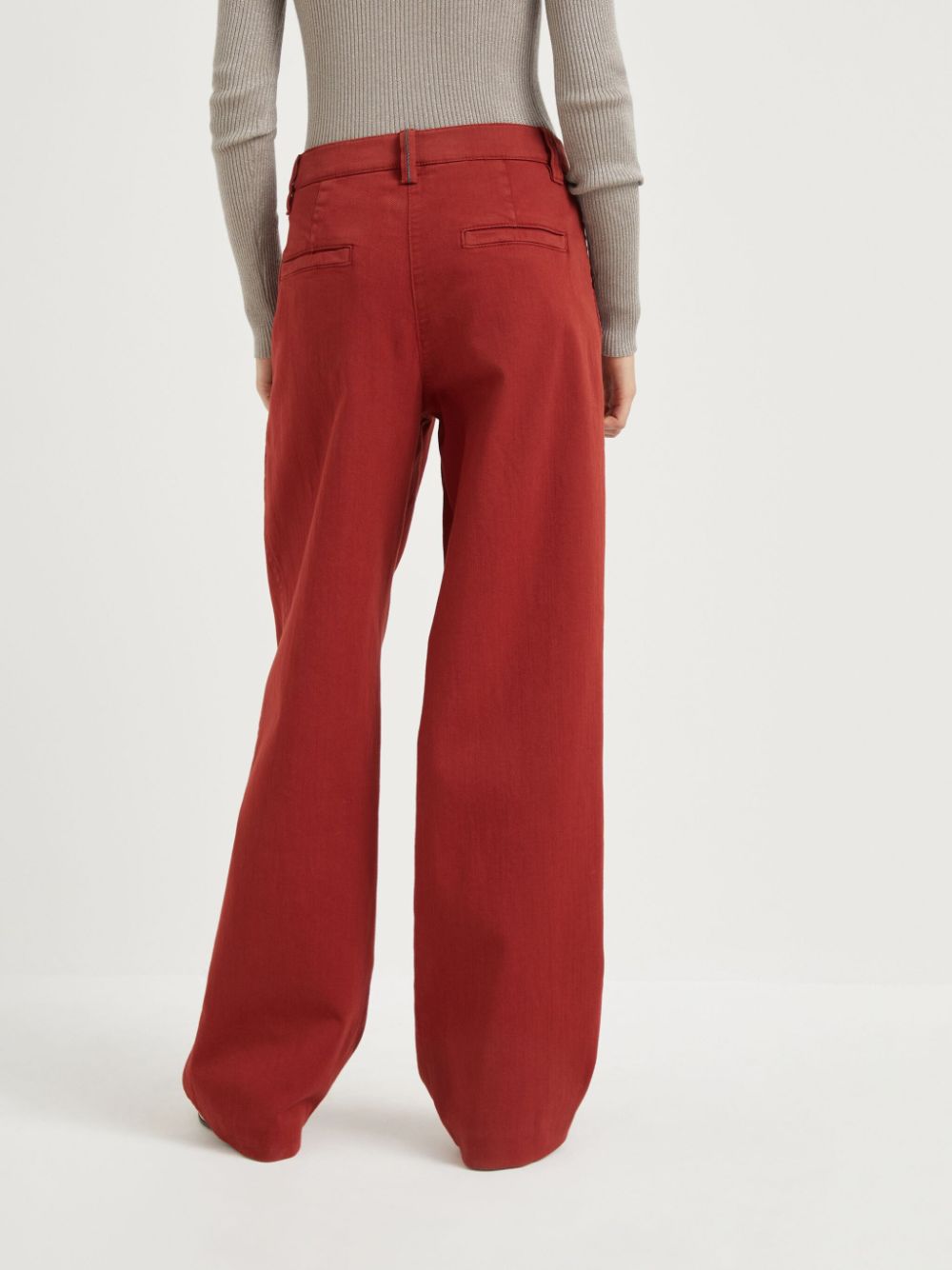 Brunello Cucinelli cotton mid-rise pants Women