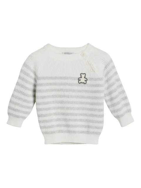 Brunello Cucinelli Kids striped sweater