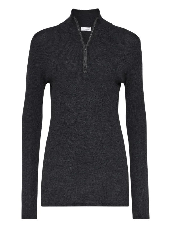 Brunello Cucinelli タートルネック セーター | グレー | FARFETCH JP