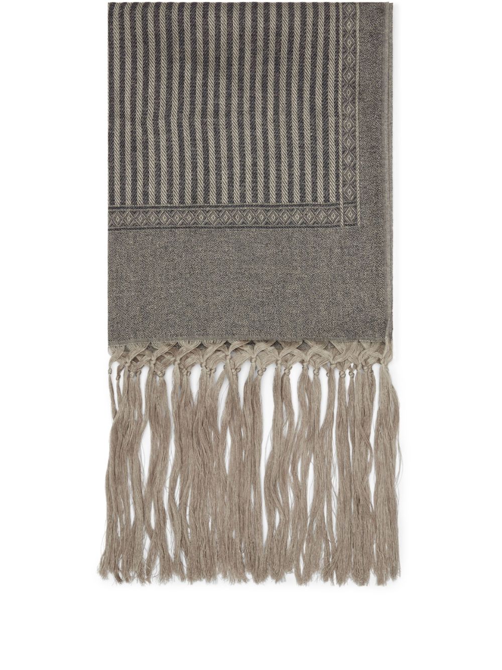 fringe-detail beach towel