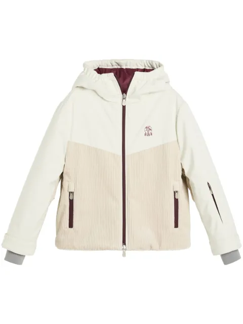 Brunello Cucinelli Kids hooded padded jacket