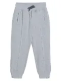 Brunello Cucinelli Kids zip-ankles track pants - Grey