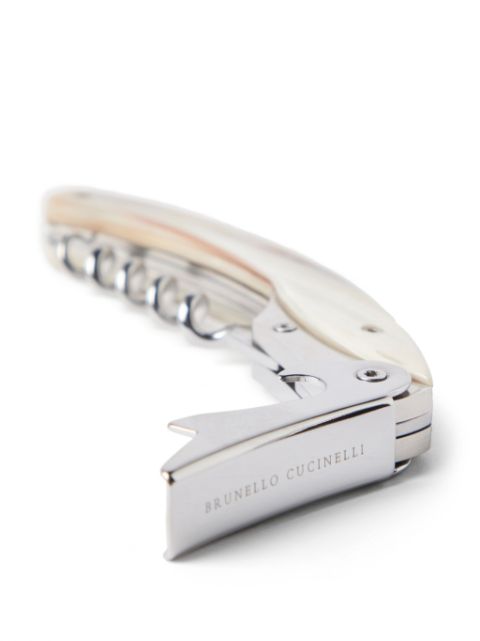 Brunello Cucinelli stainless steel corkscrew Men