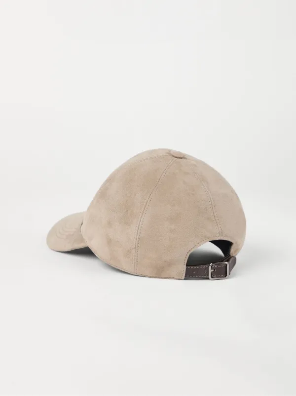 Brunello Cucinelli スエード キャップ | ニュートラル | FARFETCH JP 