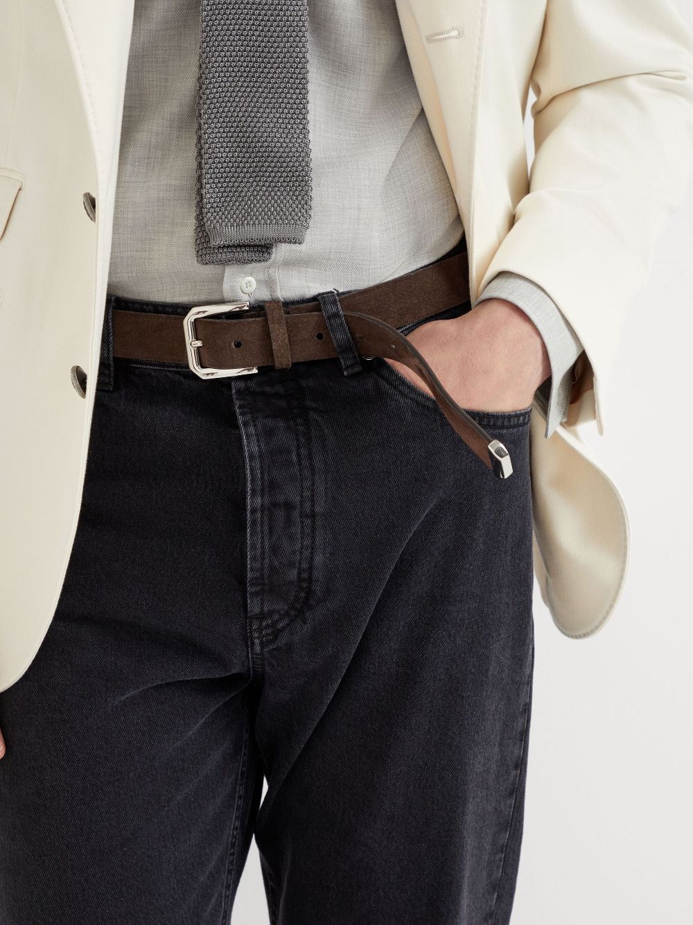 Brunello Cucinelli leather belt Men