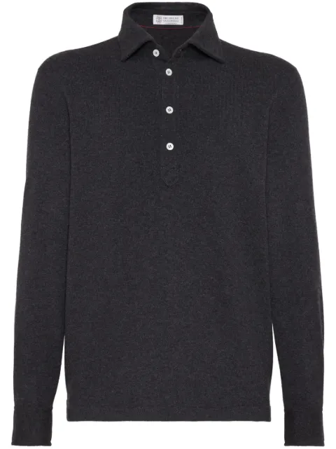 Brunello Cucinelli cashmere polo shirt 