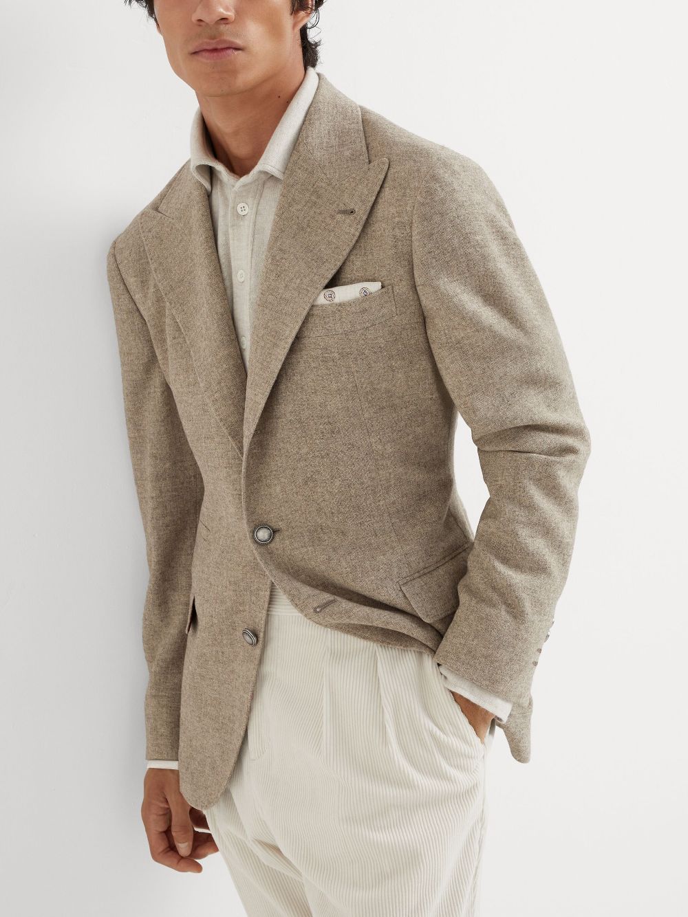 Brunello Cucinelli single-breasted blazer Men