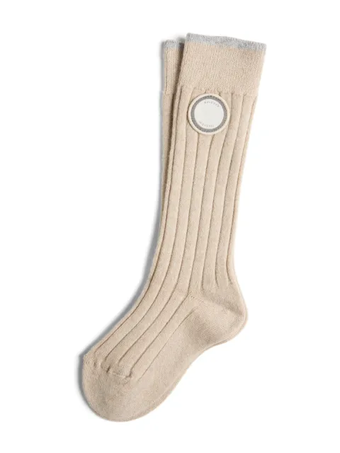 Brunello Cucinelli Kids cashmere rib-knit socks