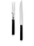 Brunello Cucinelli steel fork and knife (set of two) - Black