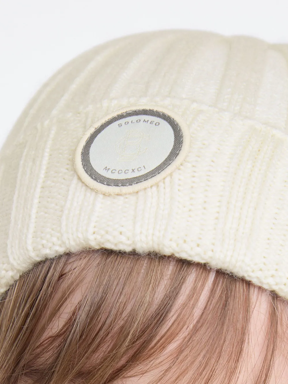 Brunello Cucinelli Cashmere Beanie In White