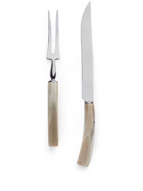 Brunello Cucinelli steel carving cutlery (set of two) Men