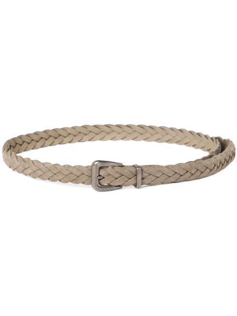 Brunello Cucinelli braided leather belt Women