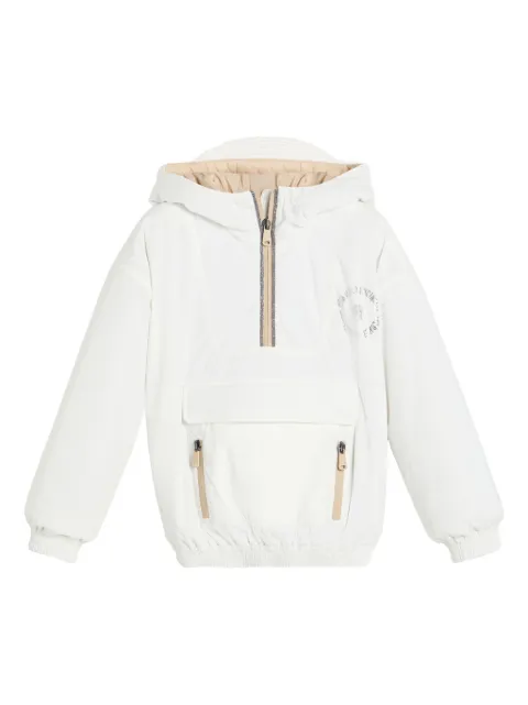 Brunello Cucinelli Kids logo-print puffer jacket